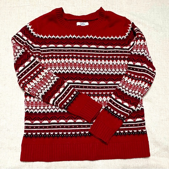 Croft and Barrow Christmas Sweater - Picture 1 of 5